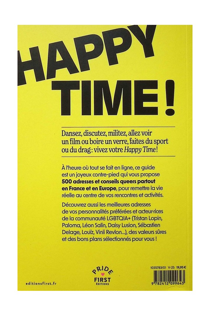 Happy Time ! Le guide des sorties LGBTQIA+