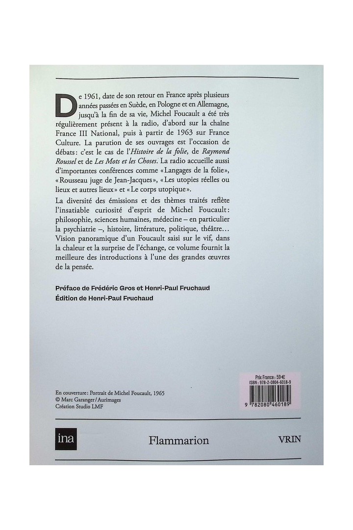 Entretiens radiophoniques, 1961-1983