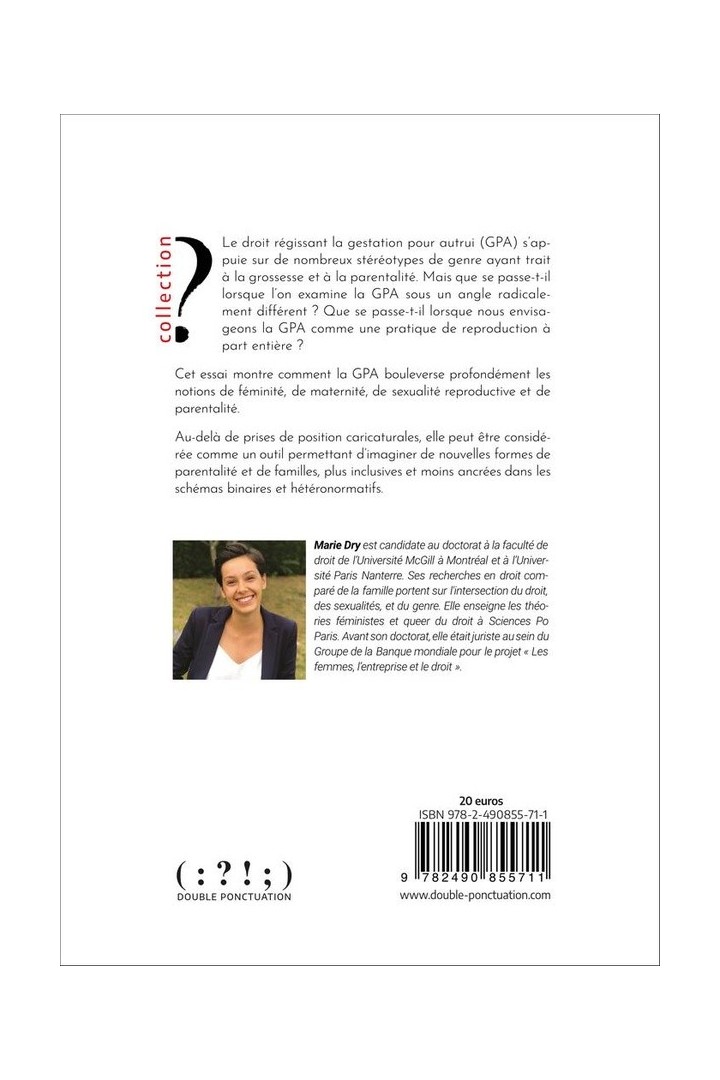 Redéfinir la gestation pour autrui