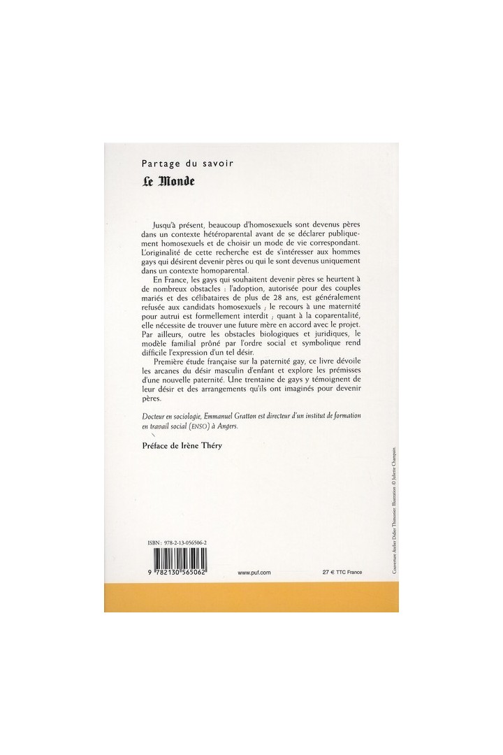 L'homoparentalité au masculin