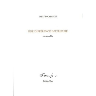 Une différence intérieure : Poèmes 1862