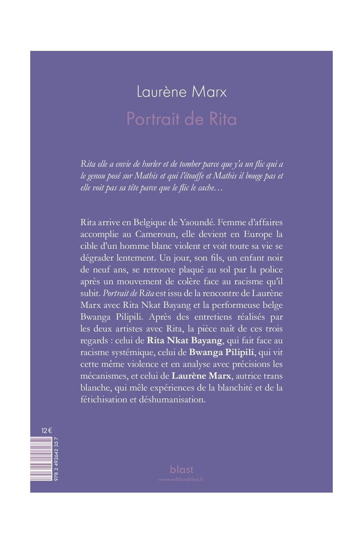 Portrait de Rita