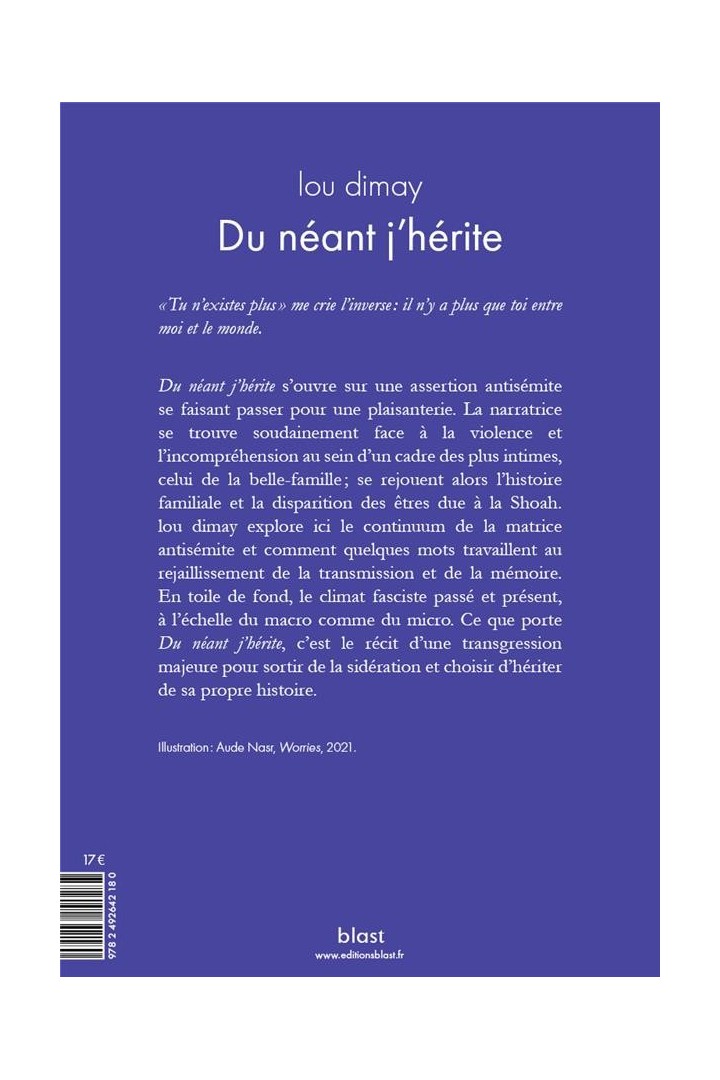 Du néant j'hérite