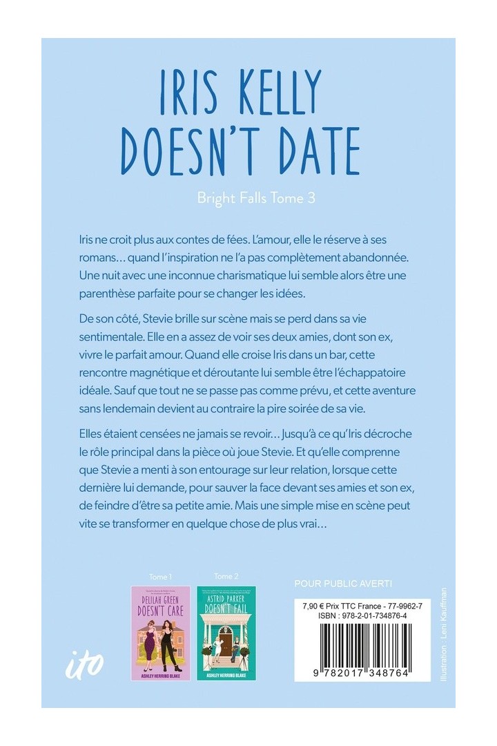 Iris Kelly Doesn't Date - Bright Falls - tome 3