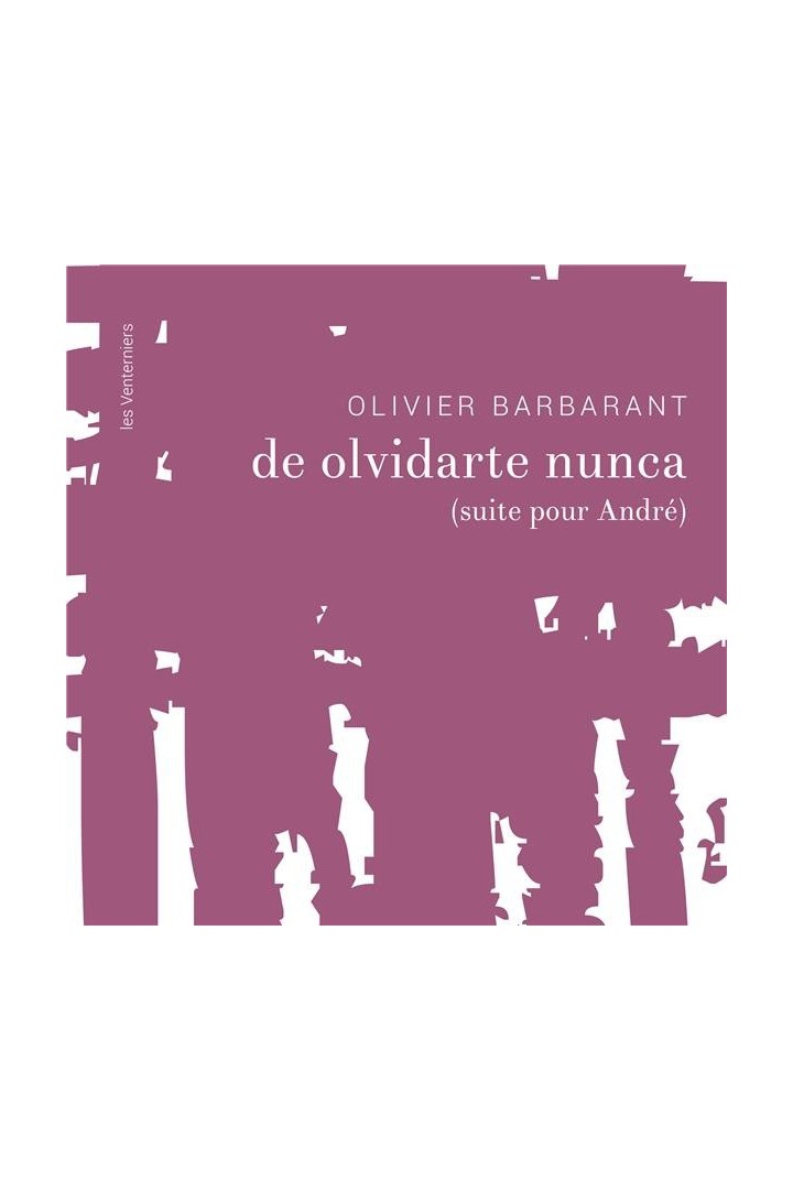 De olvidarte nunca ( suite pour André)