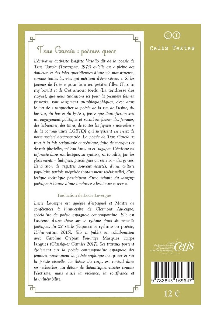 Txus Garcia : poèmes queer