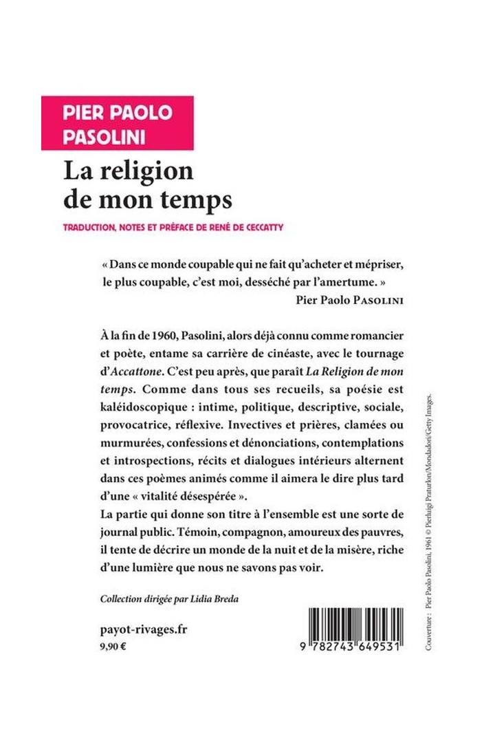 La religion de mon temps