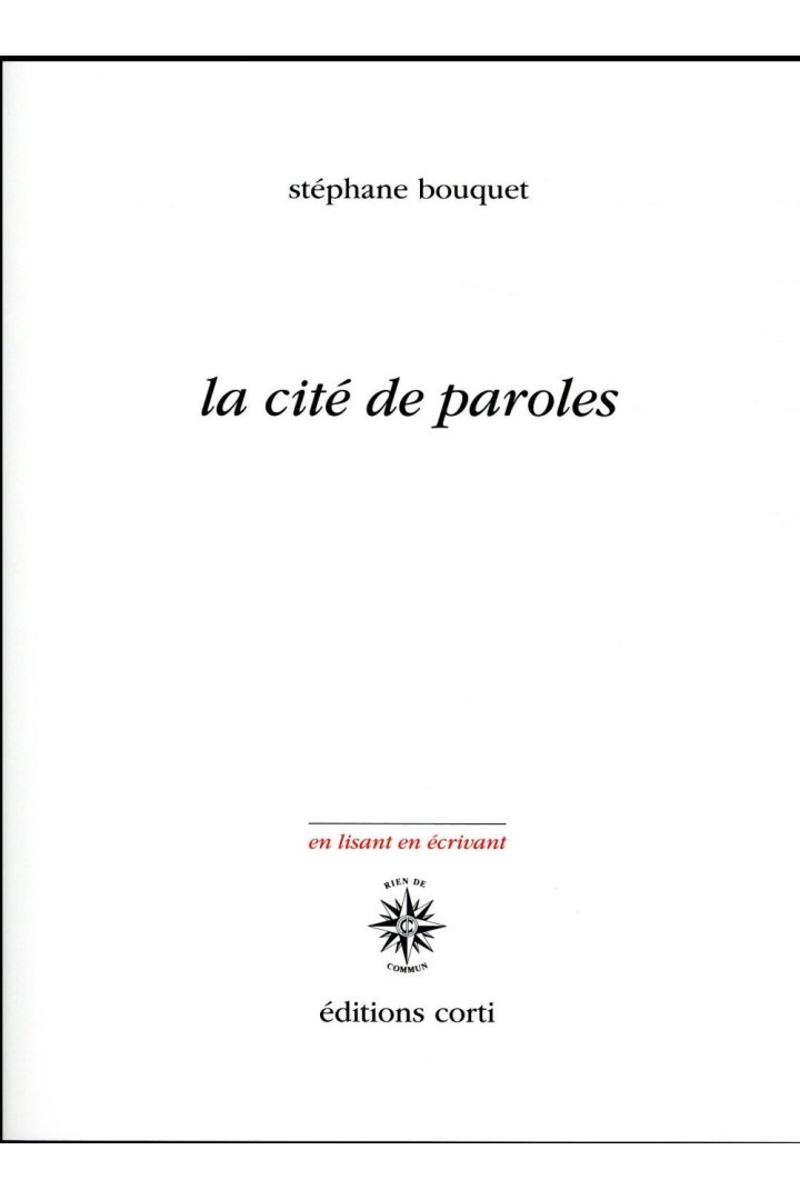 La cité de paroles