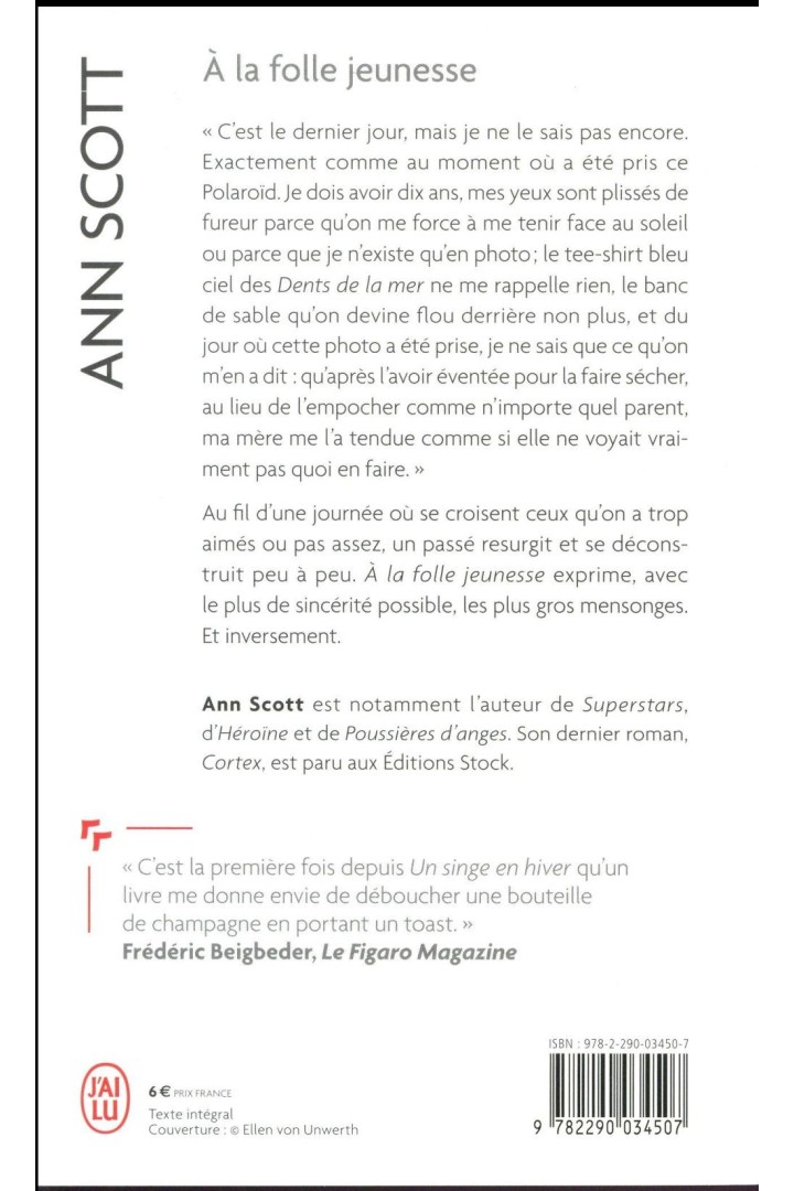 à la folle jeunesse