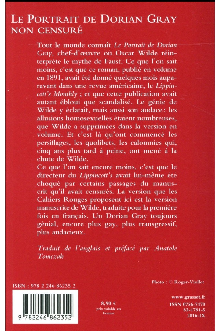 Le Portrait de Dorian Gray