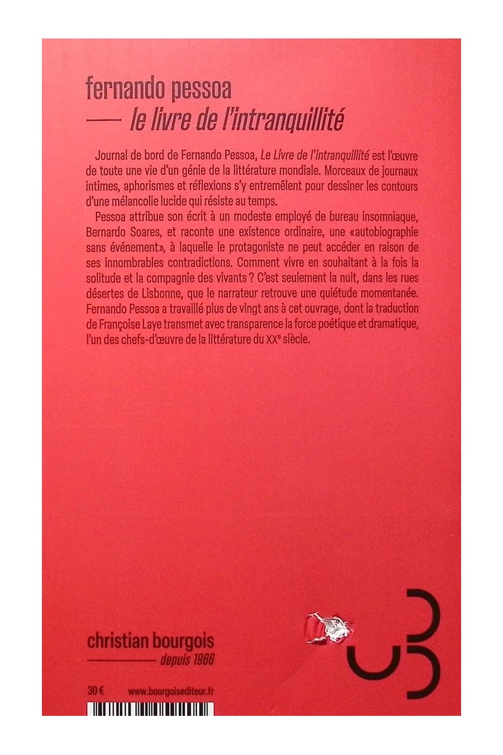 Le Livre de l'intranquillité