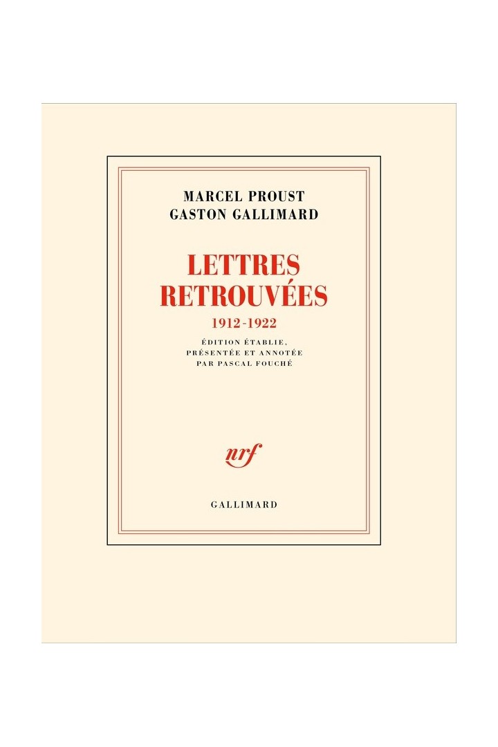 Lettres retrouvées 1912-1922