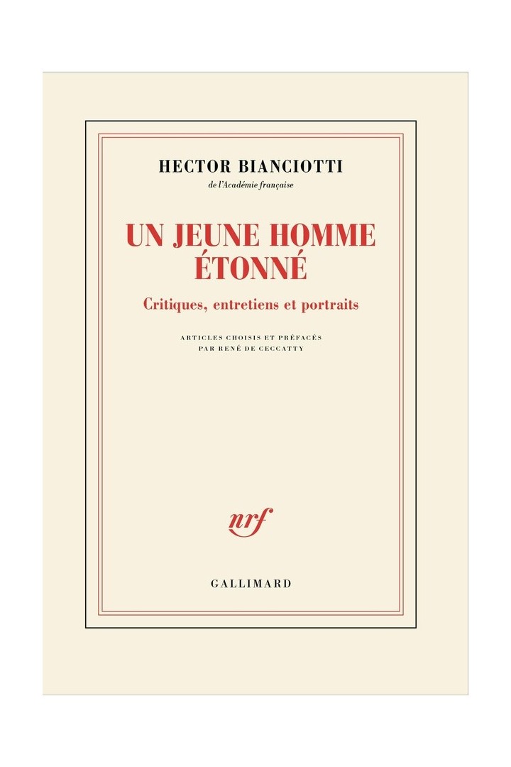 Un jeune homme étonné