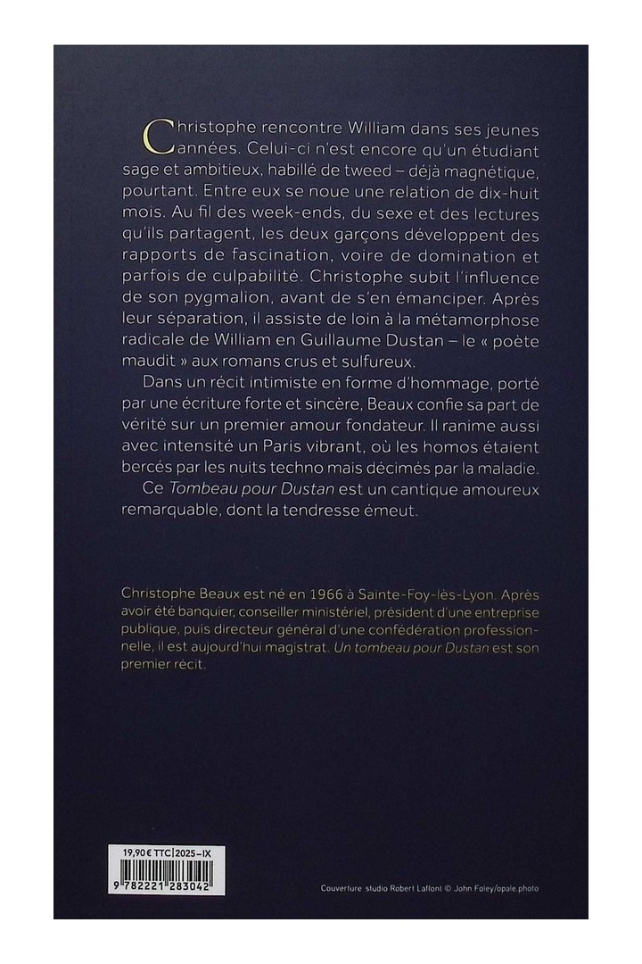 Un tombeau pour Dustan : Lettre d'amour posthume
