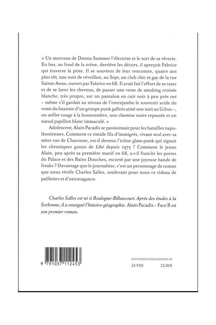 Alain Pacadis, face B