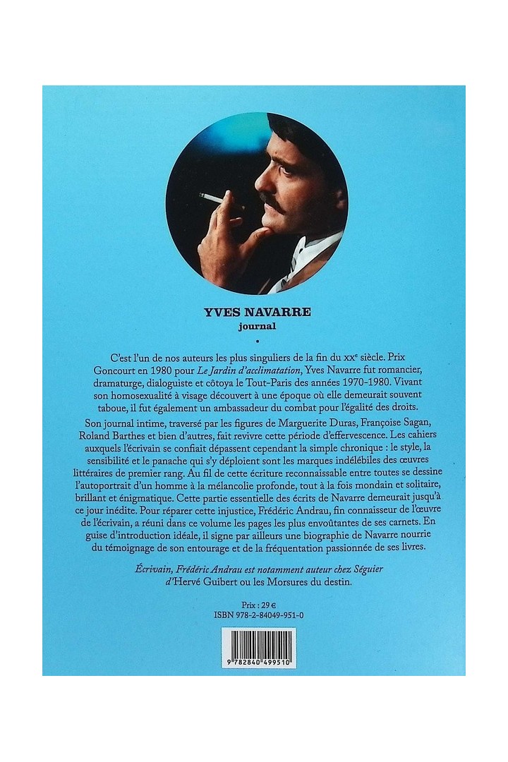 Yves Navarre, journal