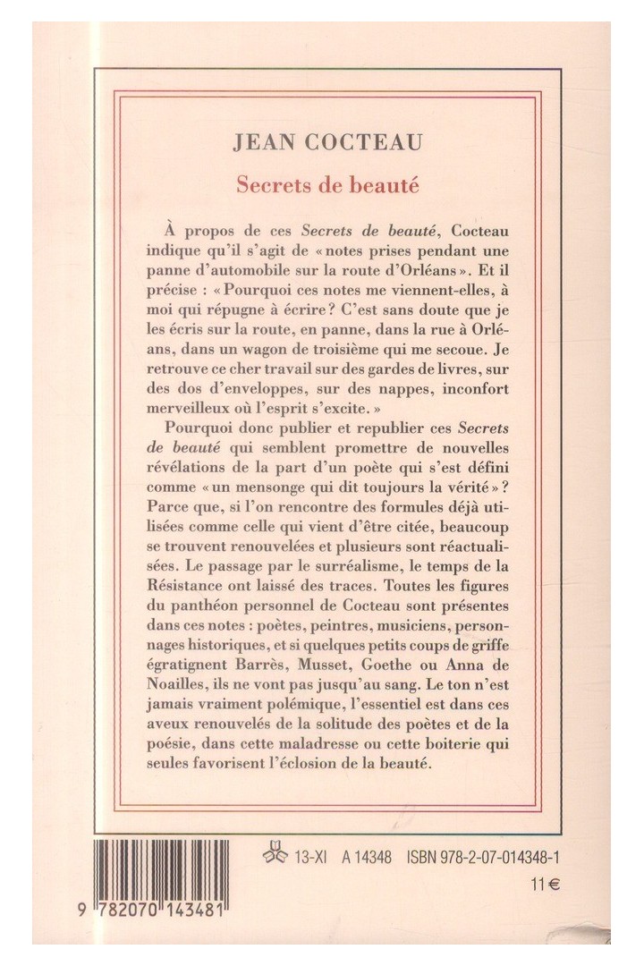 Secrets de beauté