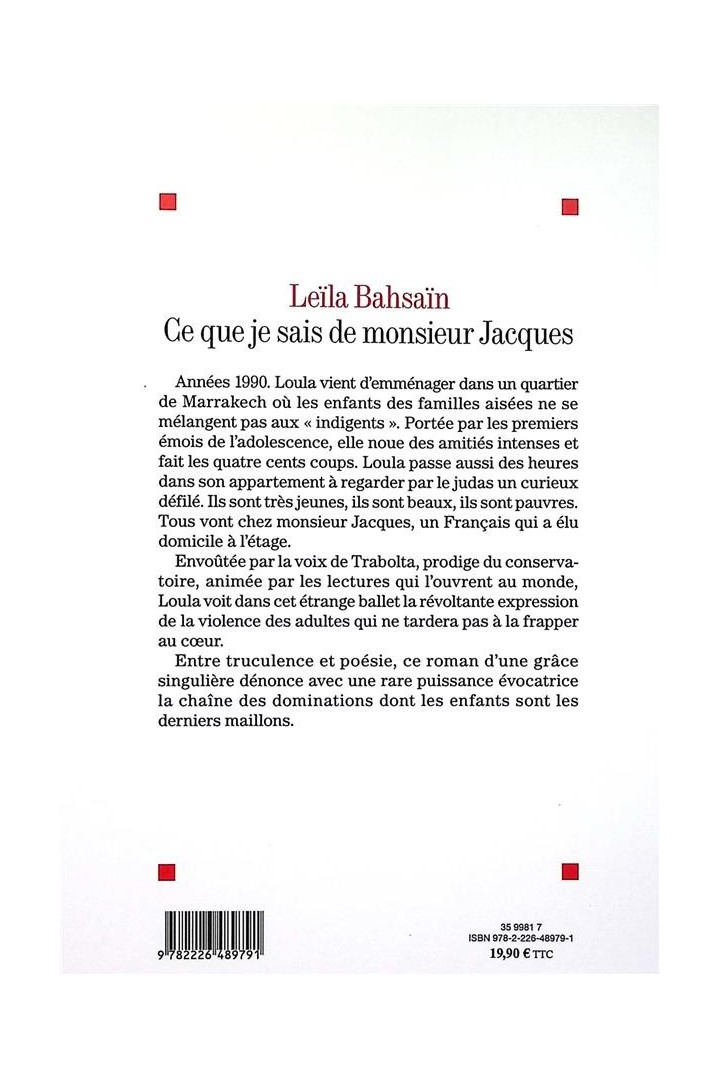 Ce que je sais de monsieur Jacques