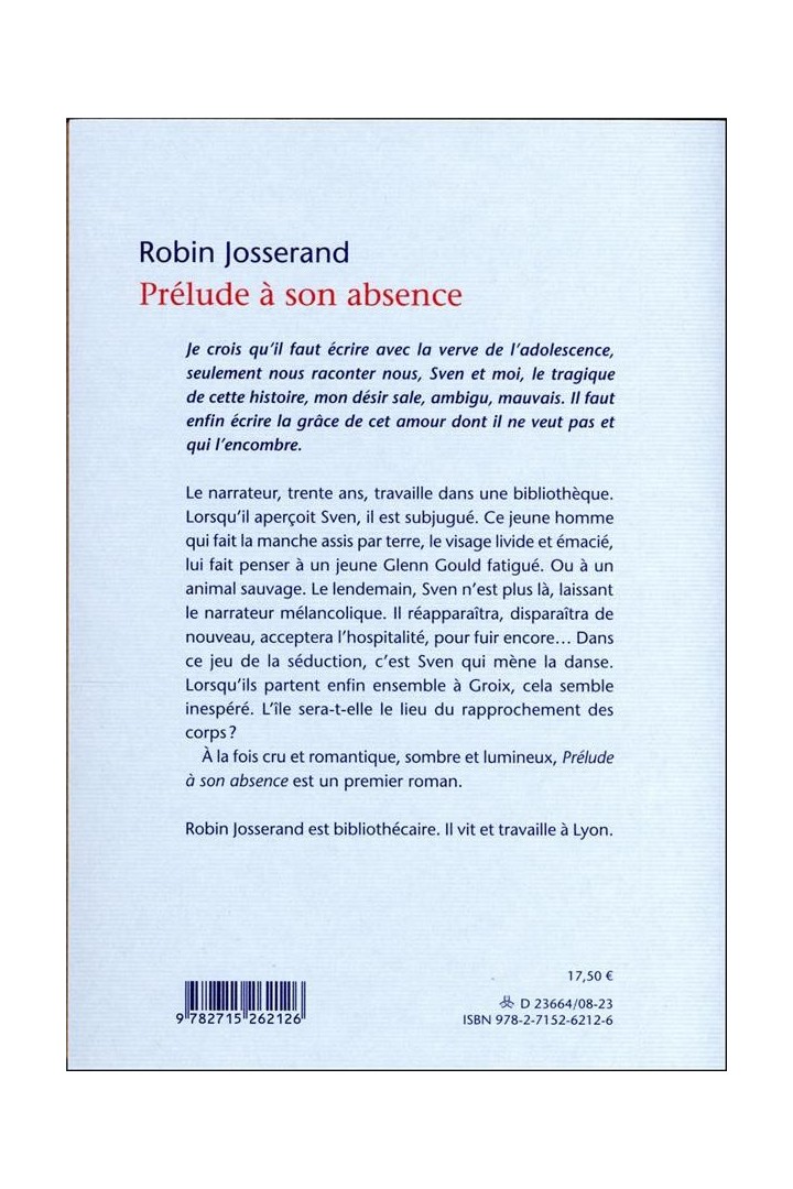 Prélude à son absence