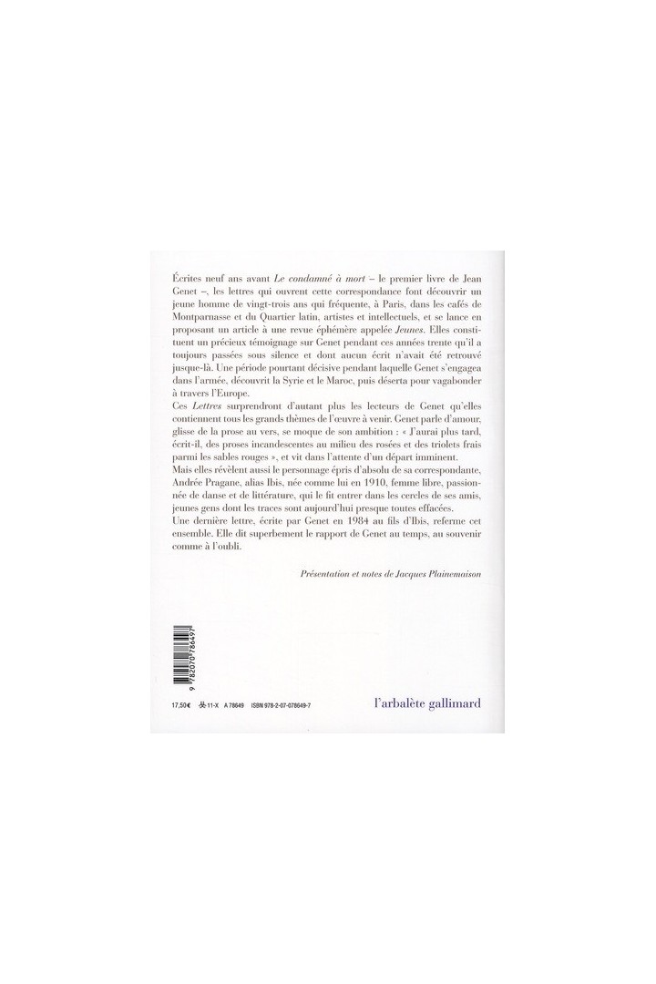 Lettres à Ibis