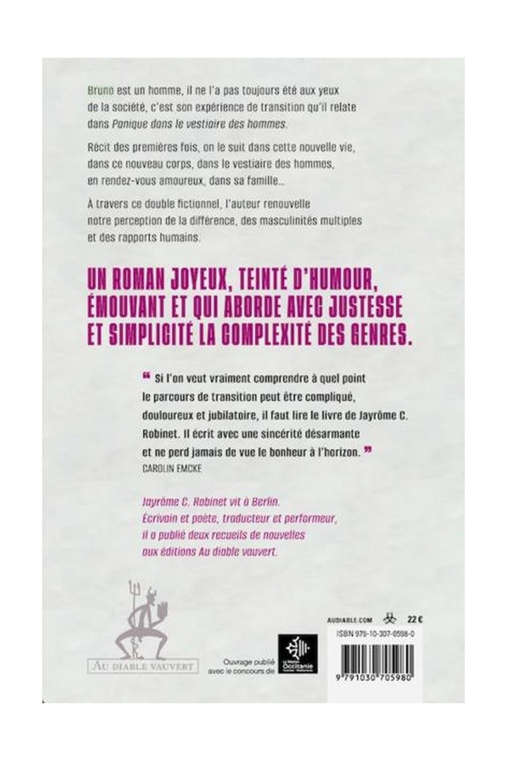 Panique dans le vestiaire des hommes