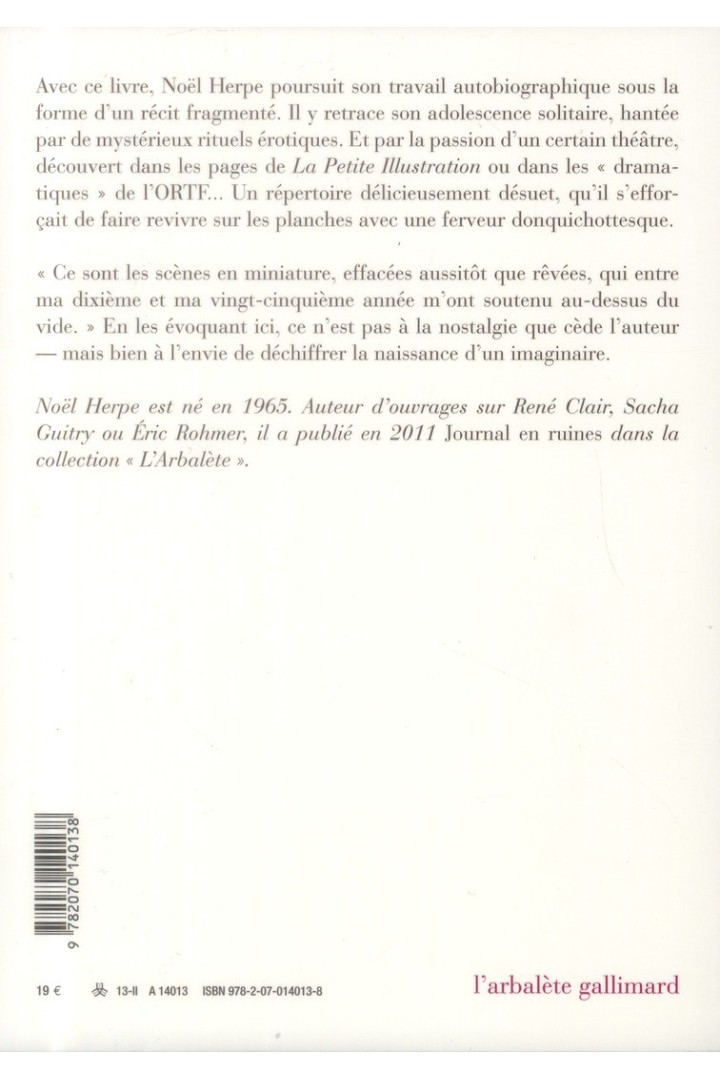Mes scènes primitives