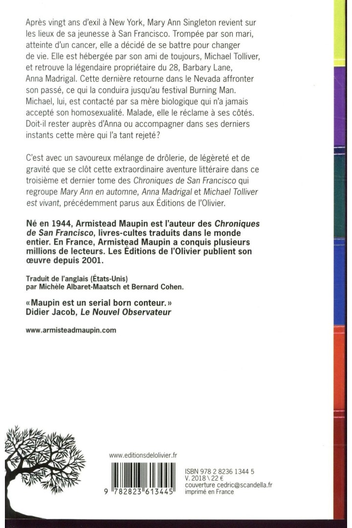 Chroniques de San Francisco : Intégrale vol.3 : Tomes 7 à 9