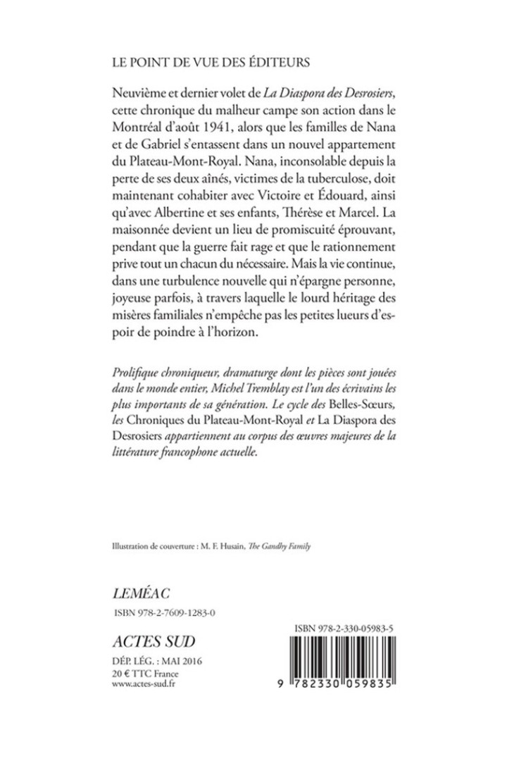 La traversée du malheur