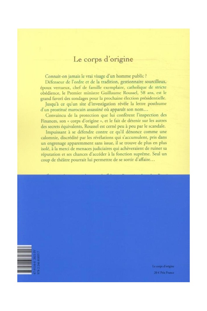 Le corps d'origine