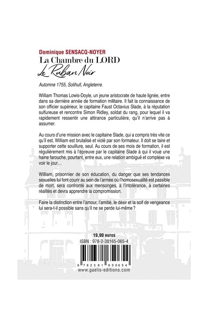 La chambre du lord Tome 1 : le ruban noir