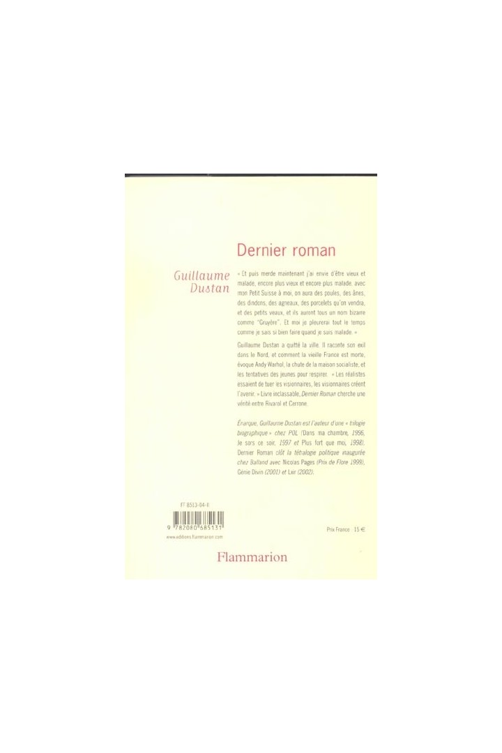 Dernier Roman