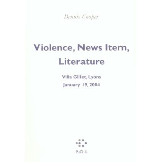 Violence, faits divers, litterature