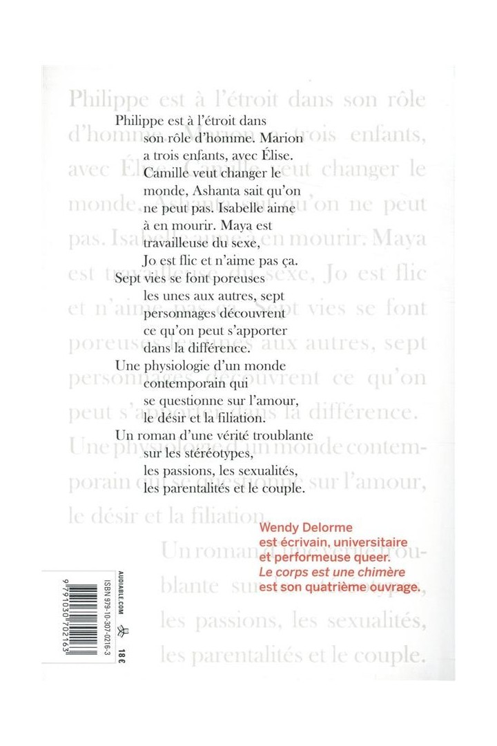 Le corps est une chimère