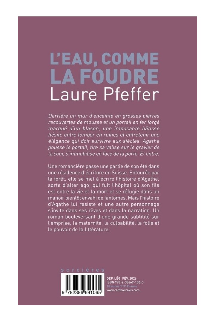 L'eau, comme la foudre
