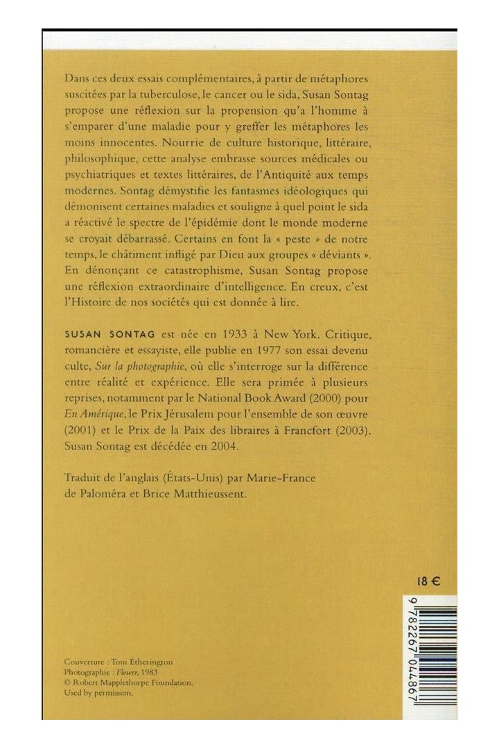 La maladie comme métaphore ; le sida et ses métaphores