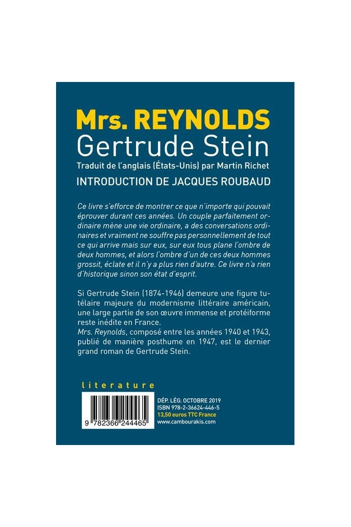 Mrs. Reynolds