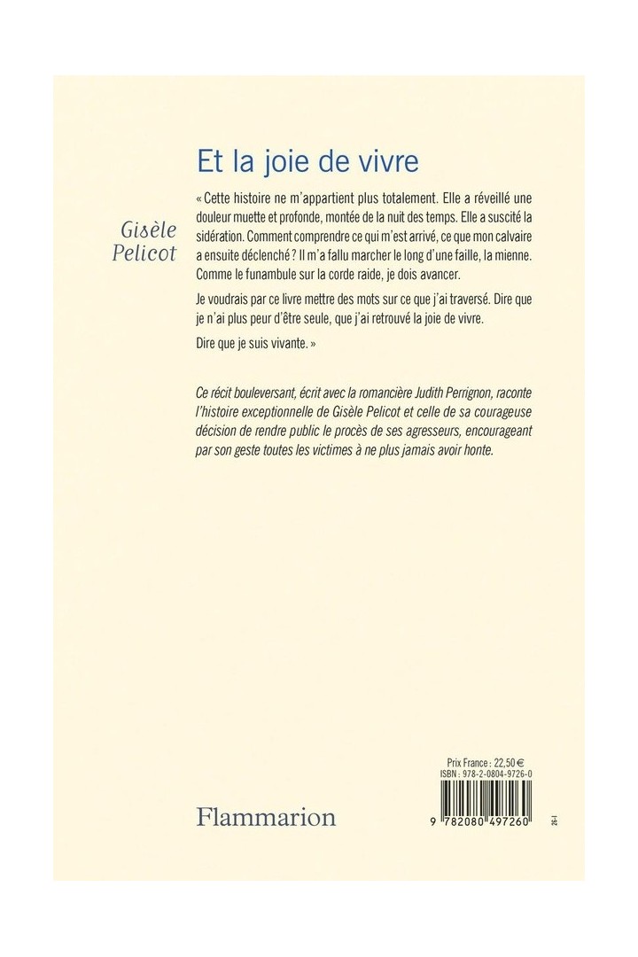 Et la joie de vivre