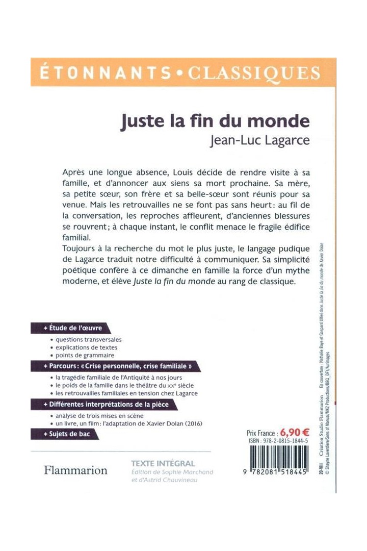 Juste la fin du monde