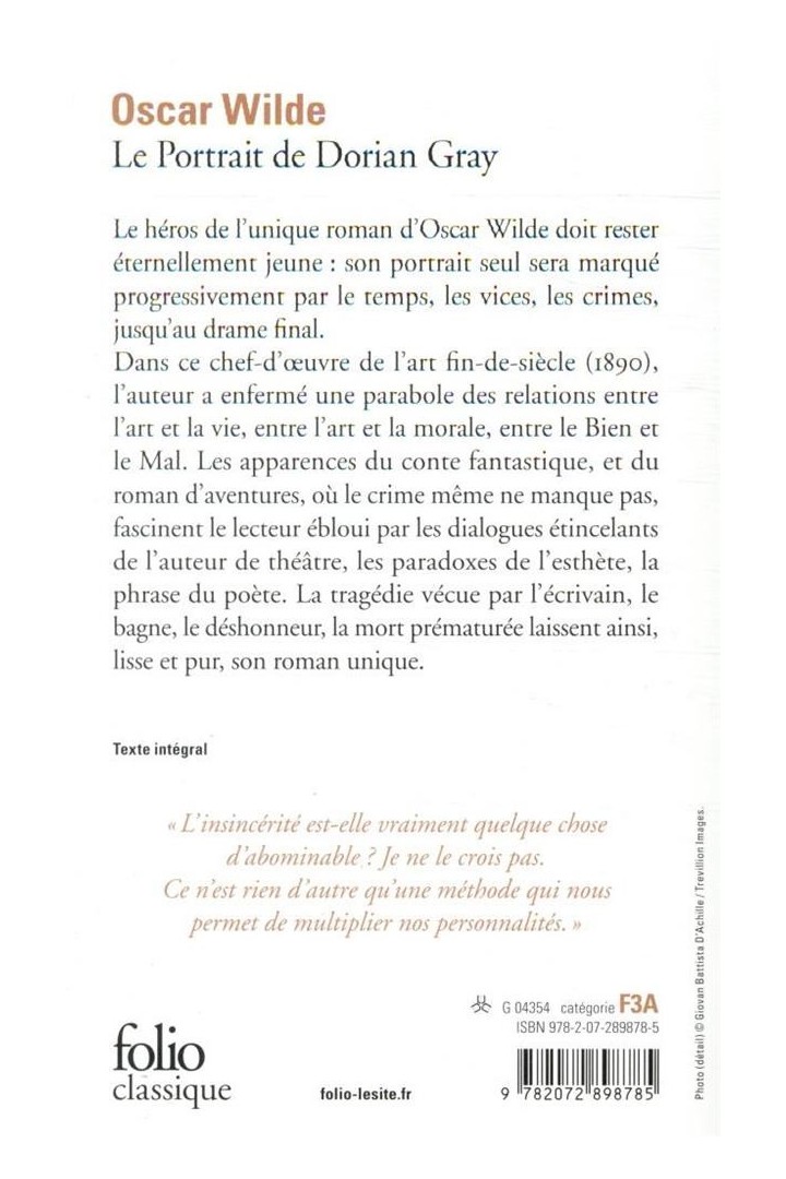 Le Portrait de Dorian Gray