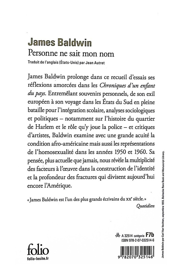 Personne ne sait mon nom