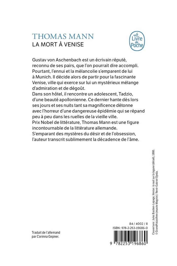 La Mort à Venise