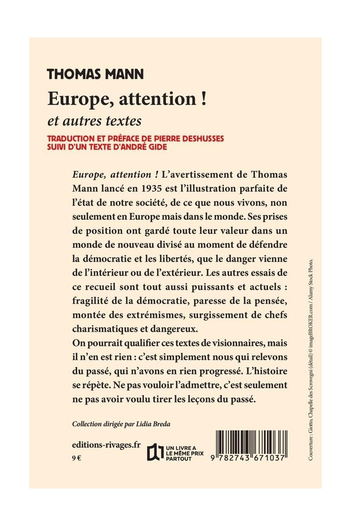 Europe, attention ! : et autres textes