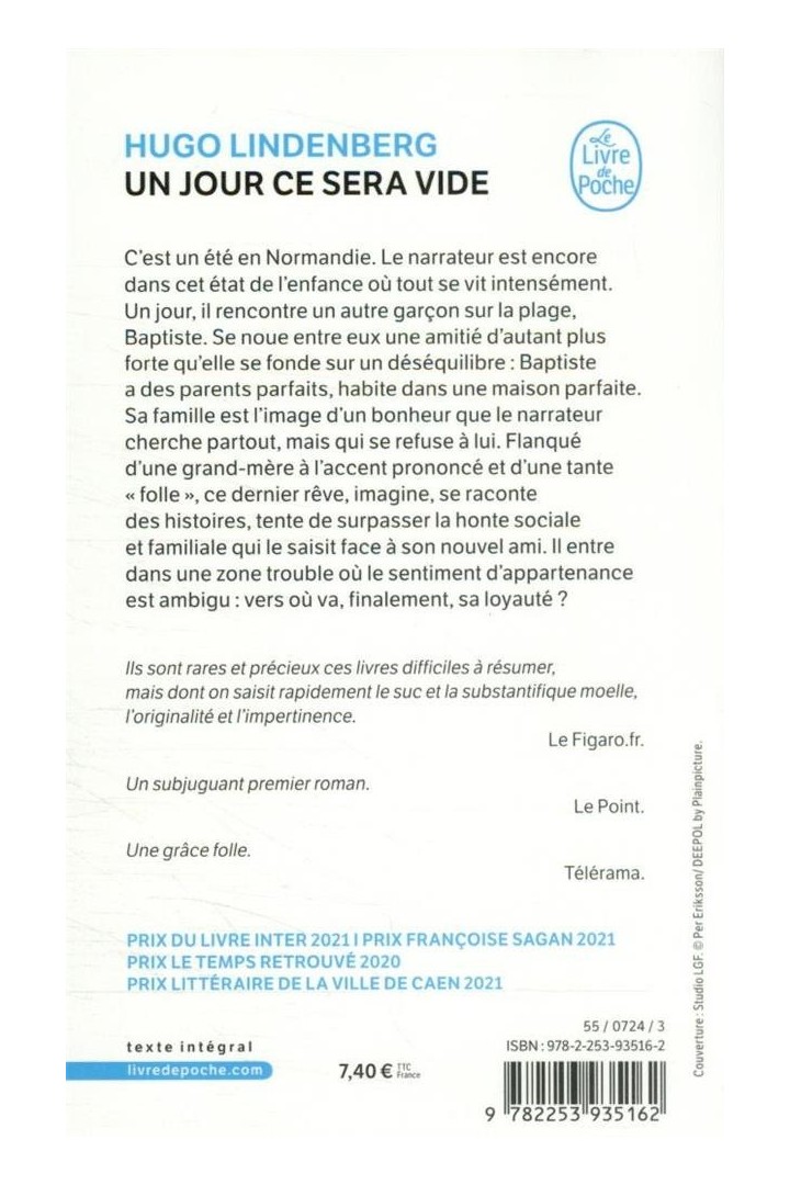 Un jour ce sera vide