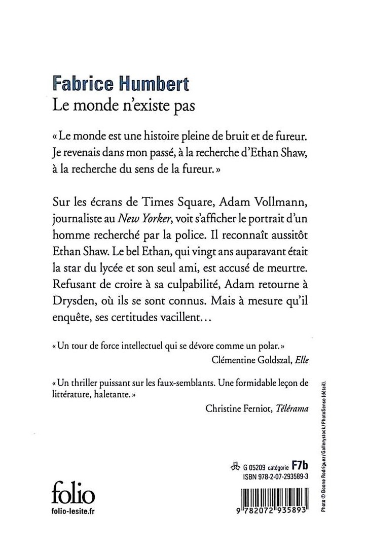 Le monde n'existe pas