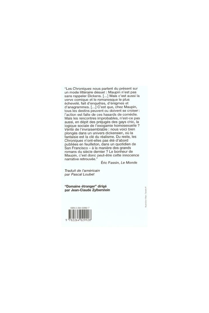 Chroniques de San Francisco Tome 4 : babycakes