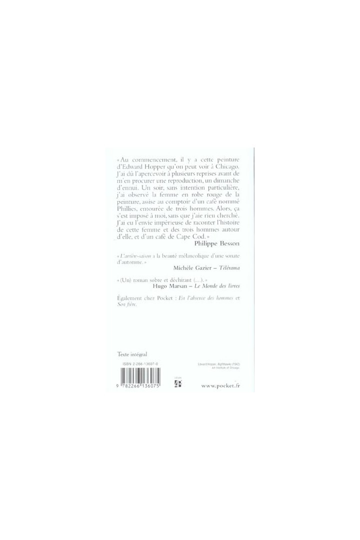 L'arrière saison