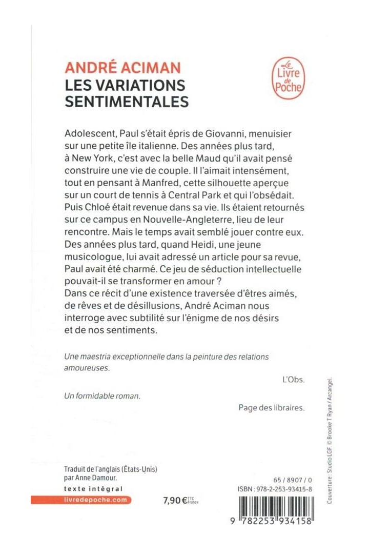 Les variations sentimentales