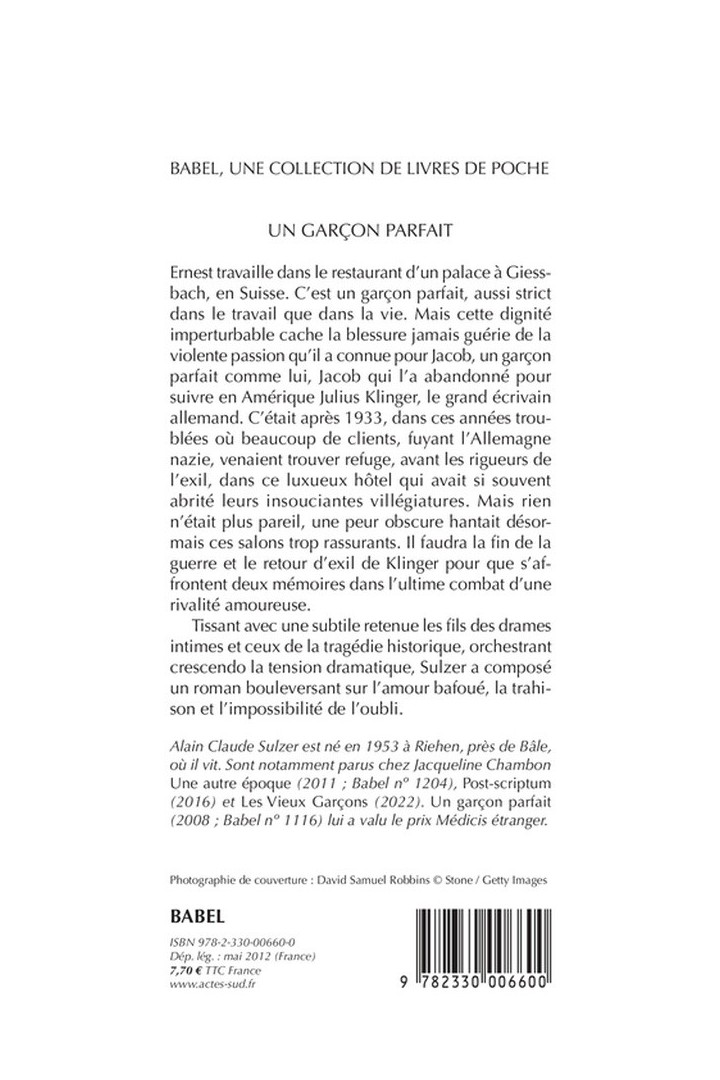 Un garçon parfait