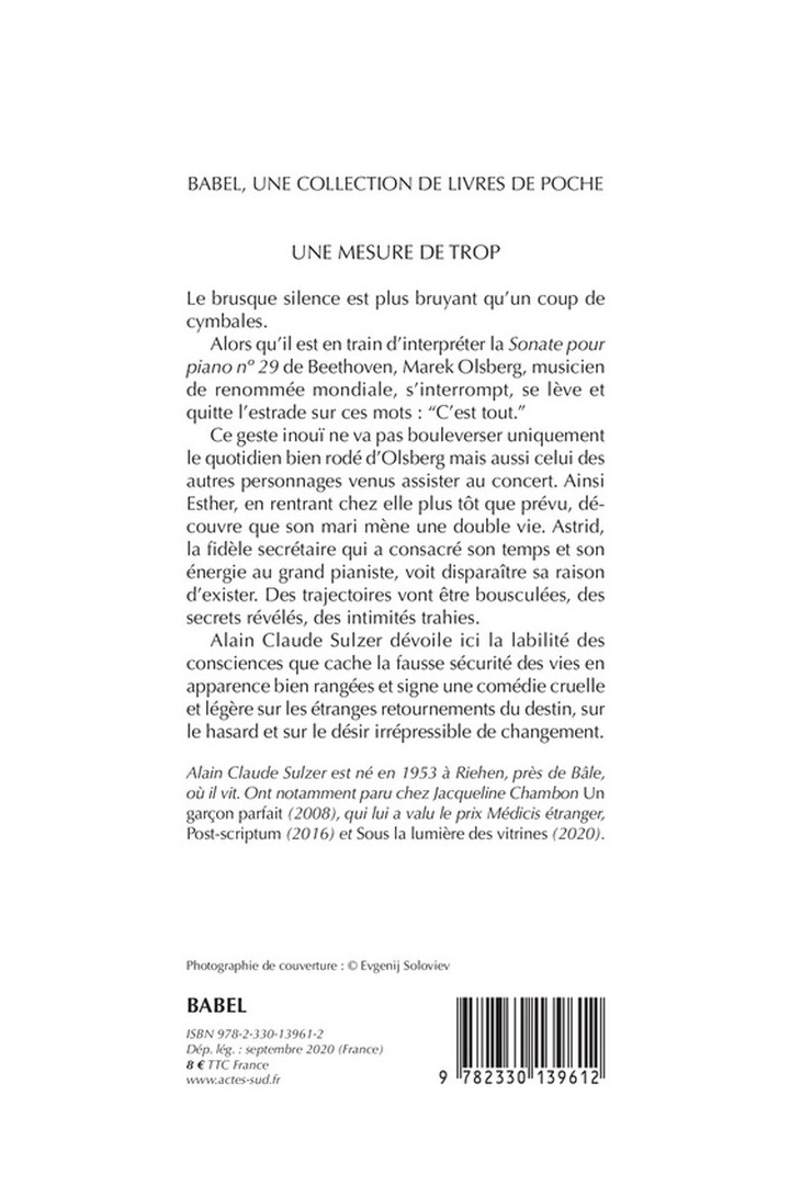 Une mesure de trop