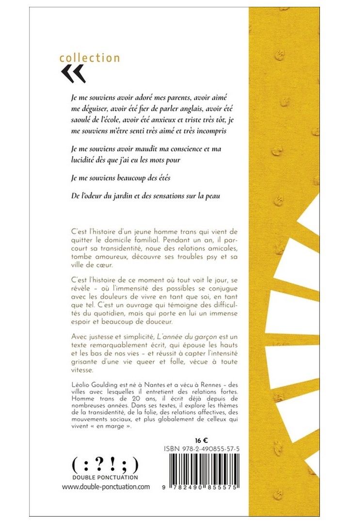 L'année du garçon